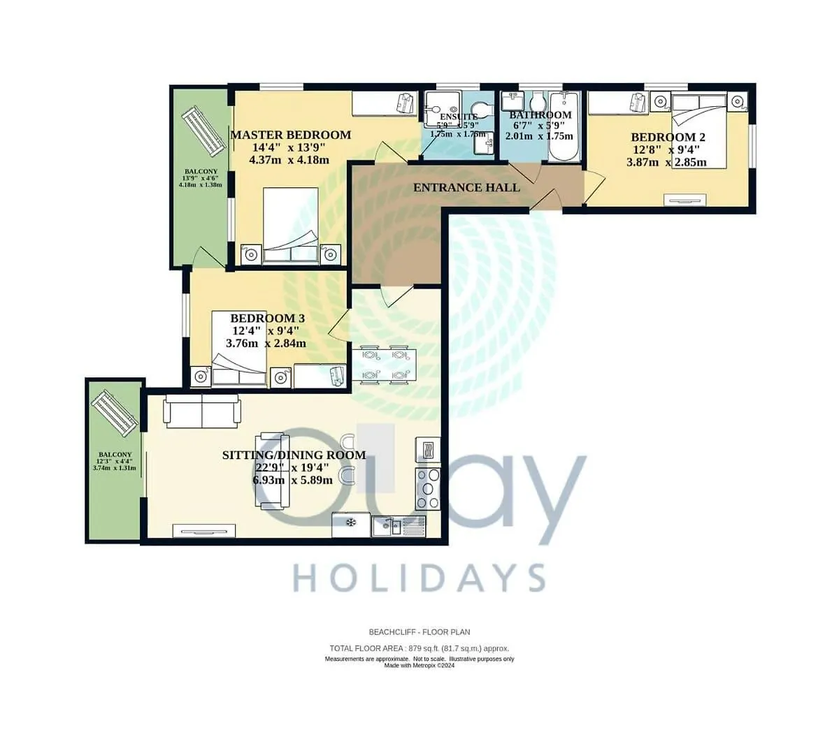 Beachcliff Holiday home Bournemouth
